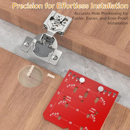 Chibery 10 Pack 1/2” Overlay 4D Soft Close Cabinet Hinges, Concealed Face Frame, Adjustable Closing Speed, 105° Opening Smooth Slow, Hidden Self Closing for Kitchen Corner, Cupboard (with Template) - size: 1/2” Overlay