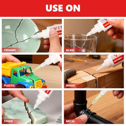 Super Glue Dispenser with Precision Needle Tips