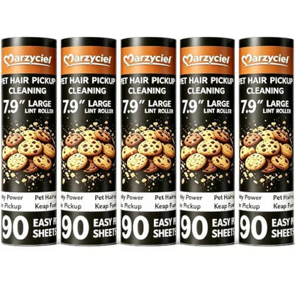 7.9" Large Lint Rollers for Pet Hair Extra Sticky Refills