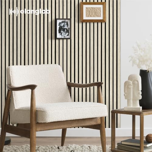 Olanglab Wood Panels for Wall 4Pack 94.5"x12.6" Rustic Oak - color: Rustic Oak