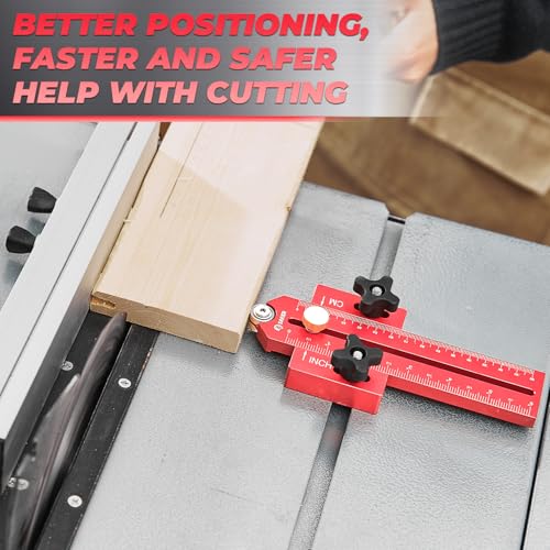 Saker Contour Gauge Duplication 5inch+10inch and Saker Thin Rip Jig Table Saw Jig Guide