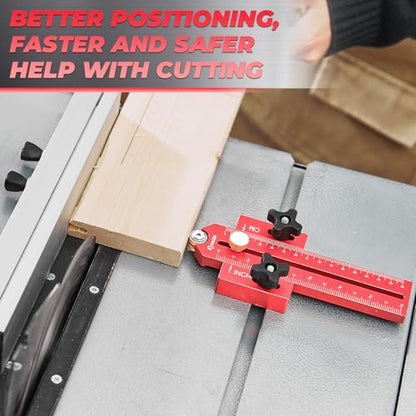 Saker Contour Gauge Duplication 5inch+10inch and Saker Thin Rip Jig Table Saw Jig Guide