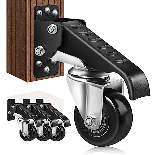 SPACECARE Retractable Workbench Casters Kit, 700 lbs Capacity 4 Pack - style: 700