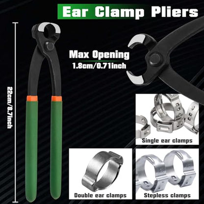 3 Pcs Nail Puller Set 6-inch End Cutting Pliers 6-inch Nail Puller Pliers 9-inch Hose Clamp Plier End Cutter Plier Set Steel Nail Cutter Tool Hardware For Cut Wires Pull Nails - style: 3 Pcs Nail Puller Set