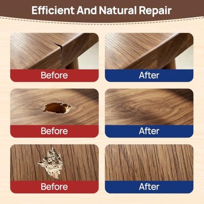 Boncart Wood Filler, 6.15 oz Paintable Wood Putty - color: Walnut