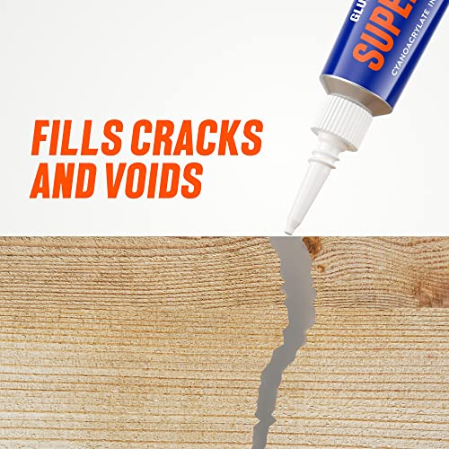 Professional Grade Cyanoacrylate (CA) Super Glue by Glue Masters with Variable Viscosity Adhesive for Plastic, Wood & DIY Crafts (20GR Gel) - style: 20GR GEL