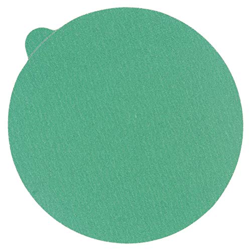 Dura-Gold Premium 5" Green Film PSA Sanding Discs - 180 Grit (Box of 50) - size: 180-Grit
