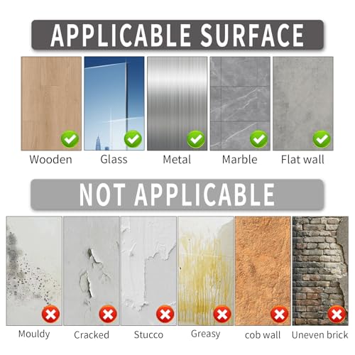 10 Sheets Peel and Stick Backsplash for Kitchen 12"X12" Renter Friendly Backsplash Back Splash Adhesive Subway Wall Tile Flat Vinyl Sticker for Bathroom Grey Marble (Not 3D Tile)