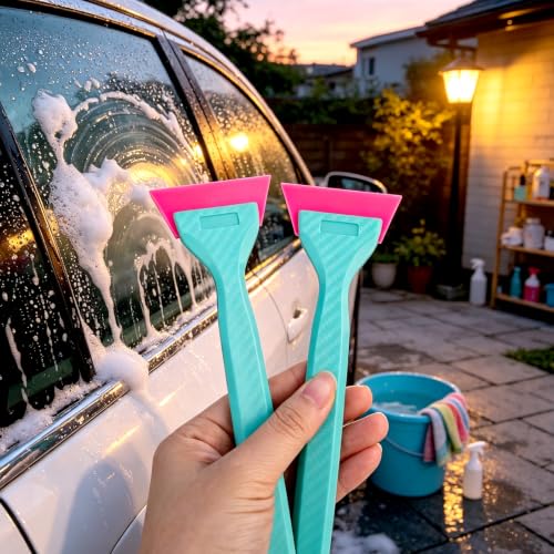 XIHIRCD 2pcs Dual Head Window Tint Tool, Professional Vinyl Wrap Tool