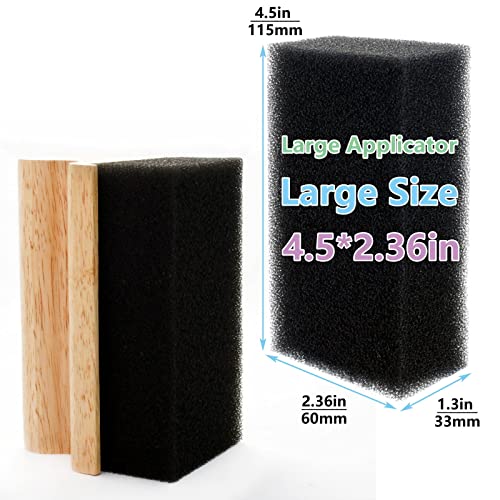 Wood Cutting Board Oil Wax Applicator with Replaceable Scrubber Pads - size: Applicator & Scrubber