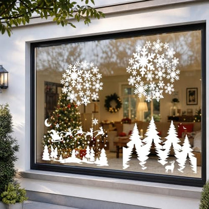 AFRITEE Christmas Stencils for Craft Reusable Snowflake Template for Window - style: Snowflake
