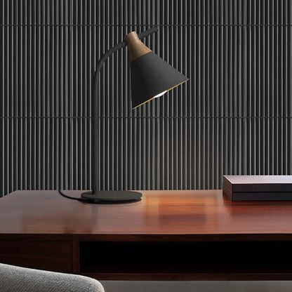 Select 5 Pack Peel and Stick Backsplash Tiles, Vinyl Self Adhesive Back - color: Black, size: Linear Shape