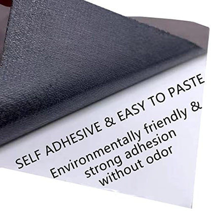 Self-Adhesive Velvet Repair Patches - Flannel Fabric Patch, Microfiber Suede Patches for Clothes, Sofa Repairing, Car Seats, Handbags, Backpacks, Jacket Holes and Tears 2 Rolls - Long Size Brown