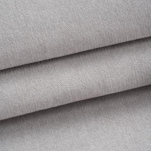157x58 inches Soft Chenille Fabric for Upholstery, Crisp and Stylish Chenille Upholstery Fabric by the Yard(Light Grey) - color: 06 Light Grey, size: 157x58"
