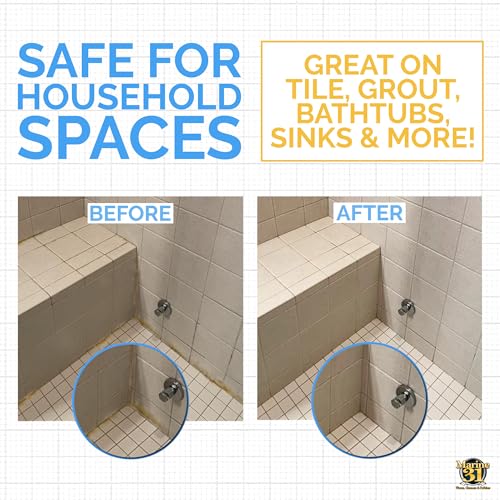 Marine 31 Mildew Stain Remover & Cleaner | Effective for Boats, Homes, Patios, Bathrooms & Showers | Removes Mold & Mildew Stains | Combo Pack | M31-370-RFK-1 | 20oz & Gallon - size: 148 Fl Oz (Pack of 1)