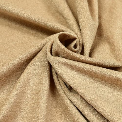 Surf turtle Khaki Short Pile Thick Upholstery Fabric, 60" Wide, 1 Yard - color: Khaki