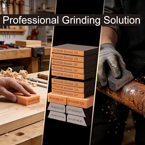 6 Pack 120 Grit Sanding Sponges, Washable and Reusable Handmade Sandpaper Block, Sanding Blocks for Wood, Metal and Drywall Sanding, Sandpaper Blocks Pads - size: 6 Pack 120 grit