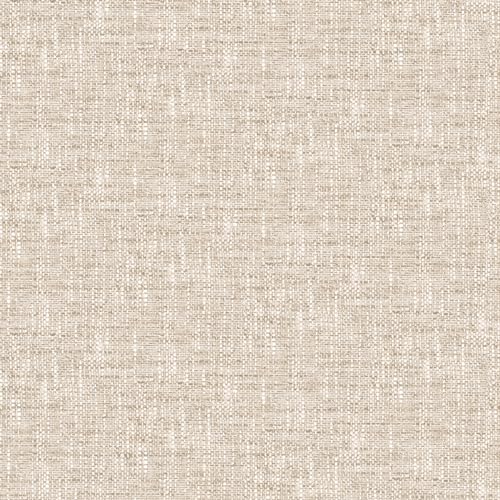 NuWallpaper by WallPops Tan Poplin Peel and Stick Wallpaper, NUS5002 - color: Tan