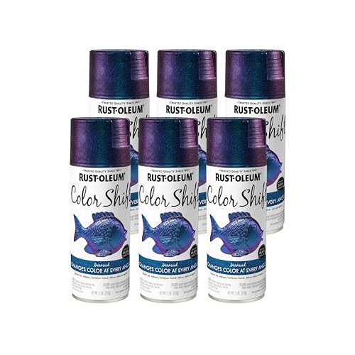 Rust-Oleum Color Shift Mermaid Spray Paint - color: Mermaid, size: 11 oz (Pack of 6)