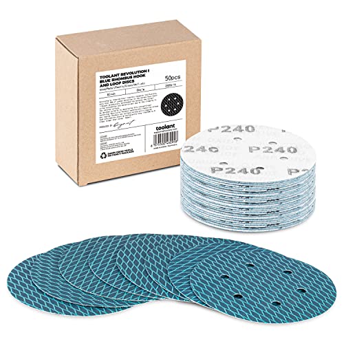 toolant Diamond Shape 6 Inch 240 Grit Sanding Discs, 50Pack - style: (6 inch)240 grit