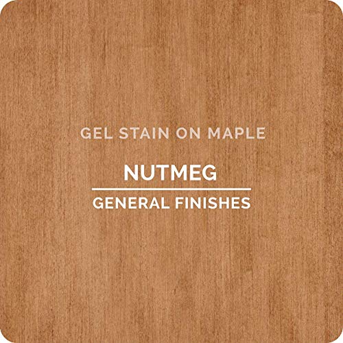 General Finishes Oil Base Gel Stain, 1 Quart, Nutmeg - color: Nutmeg, size: 1 Quart