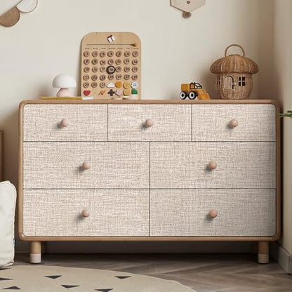 Khaki Grasscloth Peel and Stick Wallpaper 17.3"x1200" Faux Linen Textured Contact Paper Removable Self Adhesive Vinyl Wallpaper for Bedroom Bathroom Kitchen Cabinets - color: Khaki, size: 17.3" x 1200"