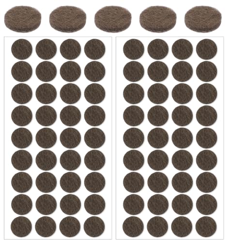 72 PCS Felt Chair Pads, Felt Pads for Chair Legs 1/2 Inch
