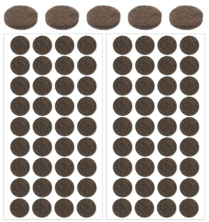 72 PCS Felt Chair Pads, Felt Pads for Chair Legs 1/2 Inch