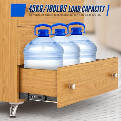 5 Pairs Heavy Duty 22 Inch Full Extension Metal Ball Bearing Side Mount Dresser Drawer Slides - 500 lbs Black - size: 22 Inch