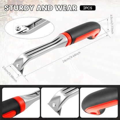 Carbide Scraper Tool, Heavy Duty Triangle Scraper Tool with Ergonomic Non-Slip Handle, Multipurpose for Painting Woodworking Adhesives Removing