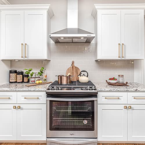 9BUILD 10 Pack 6.25 Inch Champagne Bronze Cabinet Handles,Kitchen Hardware - color: Champagne Bronze, size: 6.25"/160MM Hole Center