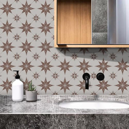 Alwayspon 12 Sheet 6x6inch 3D Thicken Foaming Board Vinyl Backsplash Marble Tiles, Self-Adhesive Peel and Stick Wall Tile Stickers Stick on Subway Tiles for Kitchen Bathroom Wall - color: Art183