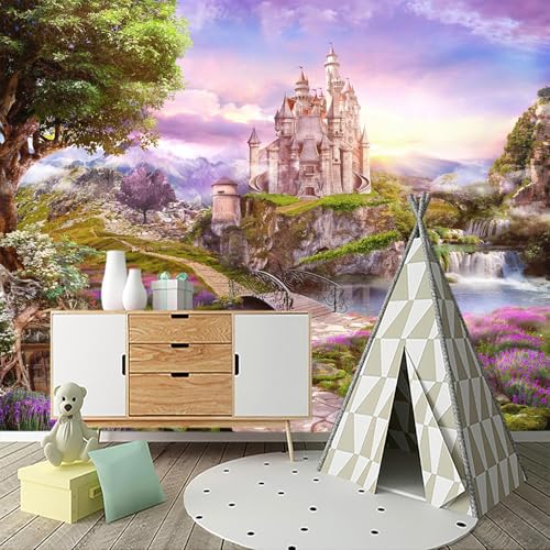 Children's Room Castle Peel-and-Stick Wall Mural-58 x80 - color: Zzsl-04, size: 58"x80"