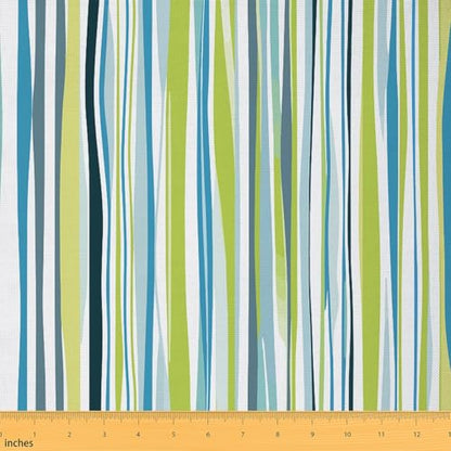 Feelyou Stripes Fabric by The Yard Soft 10 Yards - color: Multi 25, size: 10 Yards