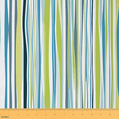 Feelyou Stripes Fabric by The Yard Soft 10 Yards - color: Multi 25, size: 10 Yards