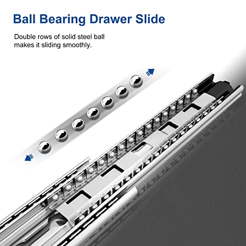 VADANIA #K53 26" Soft Close Heavy Duty Drawer Slides - color: #K53 - Soft Close, size: 26 Inch