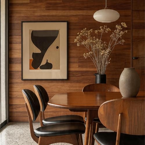 Peel and Stick Wall Panels, Easy Self Adhesive Vinyl Tiles Wall Planks, Farmhouse Wood Grain Shiplap for Kitchen Bedroom Interior WallDecor (12 pcs/18.1 Sq Ft/Box) (Horse Brown Smoked Wood) - color: Horse Brown Smoked Wood