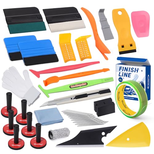 Pro Vinyl Wraps Applicator Tool Kit Window Tint Film Car Wrapping Tools