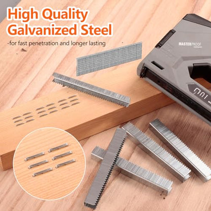 Heavy Duty T50 Staples 5400-Count 5 Sizes Galvanized - size: 5/16", 3/8", 1/2", 9/16", 5/8" - 5400 Count