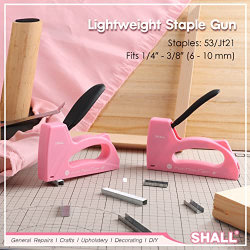 SHALL 3-in-1 Blue Staple Gun & Light Duty Staple Gun Combo