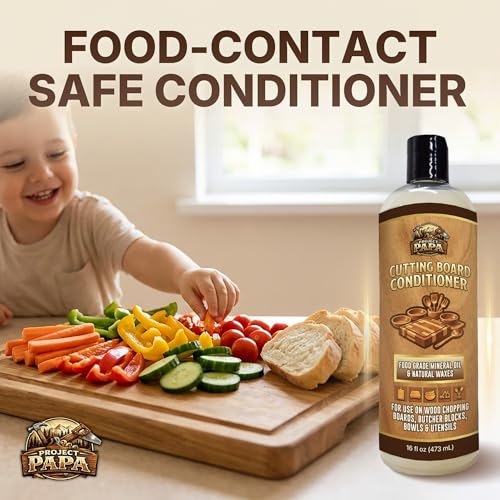 Butcher Block Conditioner, Food Grade Mineral Oil and Beeswax - size: 16 Fl Oz (Pack of 1)