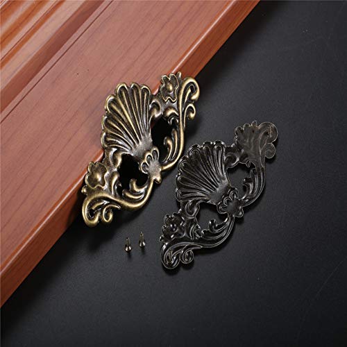 dophee 4Pcs Decorative Metal Corner Cover Protector Brace, 3.82"x1.85"