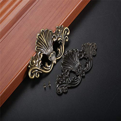 dophee 4Pcs Decorative Metal Corner Cover Protector Brace, 3.82"x1.85"