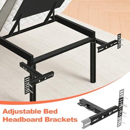 2 Pack Adjustable Headboard Brackets | Universal Headboard Brackets