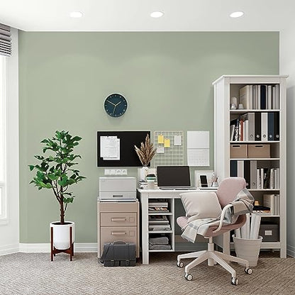 Glidden Total Interior Wall Paint & Primer All-in-One, Light Sage/Green, Flat, 1 Gallon - color: Light Sage, size: 128 Fl Oz (Pack of 1)