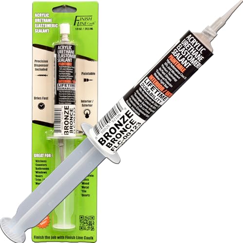 30mL Pre-Filled Precision Caulk Applicator Bronze 1-Pack - color: Dark Brown / Bronze