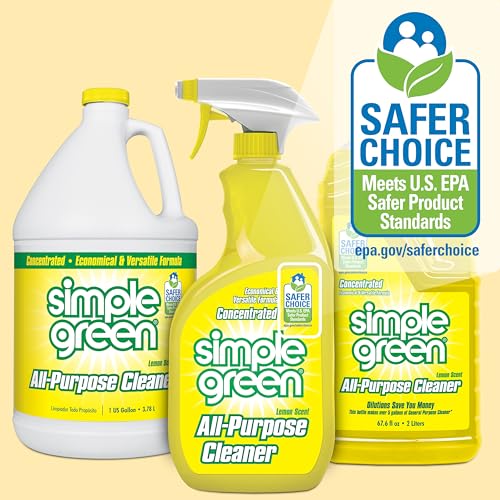 Simple Green All-Purpose Cleaner, 32 Fl Oz (Pack of 3), Lemon, 96 Fl Oz - size: 96 Fl Oz (Pack of 1)