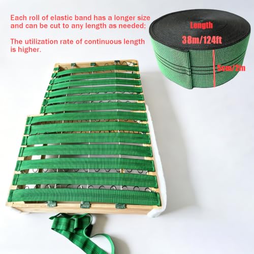 2in × 124ft Chair Webbing Replacement Kit - size: 38m/124ft