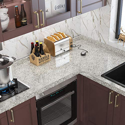 Livelynine Granite Countertop Contact Paper Waterproof Self Adhesive Marble Wallpaper Peel and Stick Countertops for Kitchen Counter Tops Table Bathroom Desk Cover Removable Wall Paper 15.8x78.8 Inch - size: 15.8"W x 78.8"L