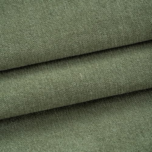 39x58 inches Soft Chenille Fabric for Upholstery, Crisp and Stylish Chenille Upholstery Fabric by the Yard(Army Green) - color: 14 Army Green, size: 39x58"